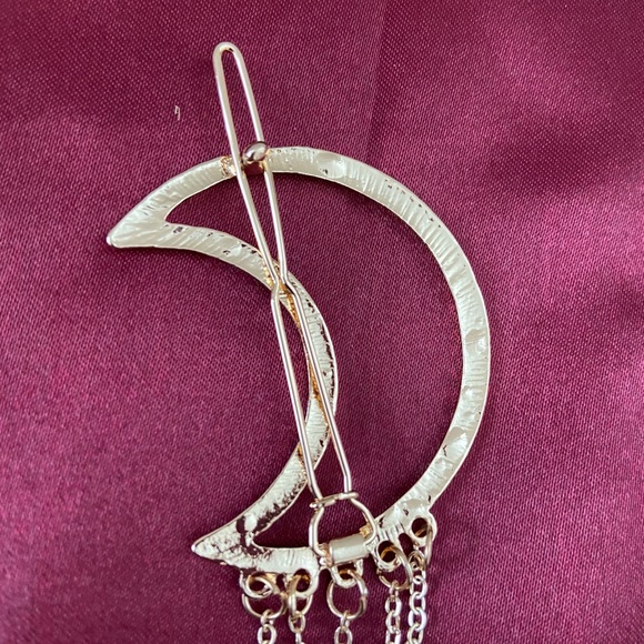 💕Last one Moon Tassels Drop Hair Pins Hair Clip - Picture 4 of 7